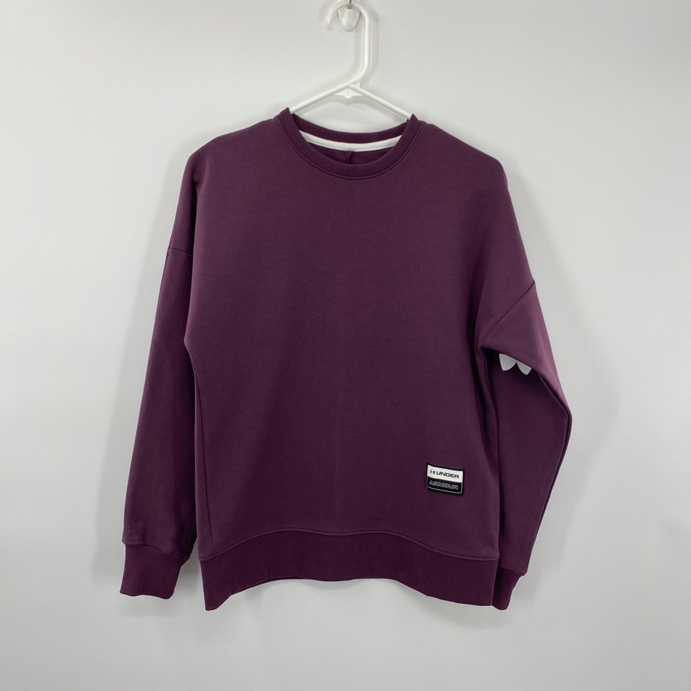 Under Armour Long Sleeve ‘Plum’ Knit Pullover Boys Size XLarge